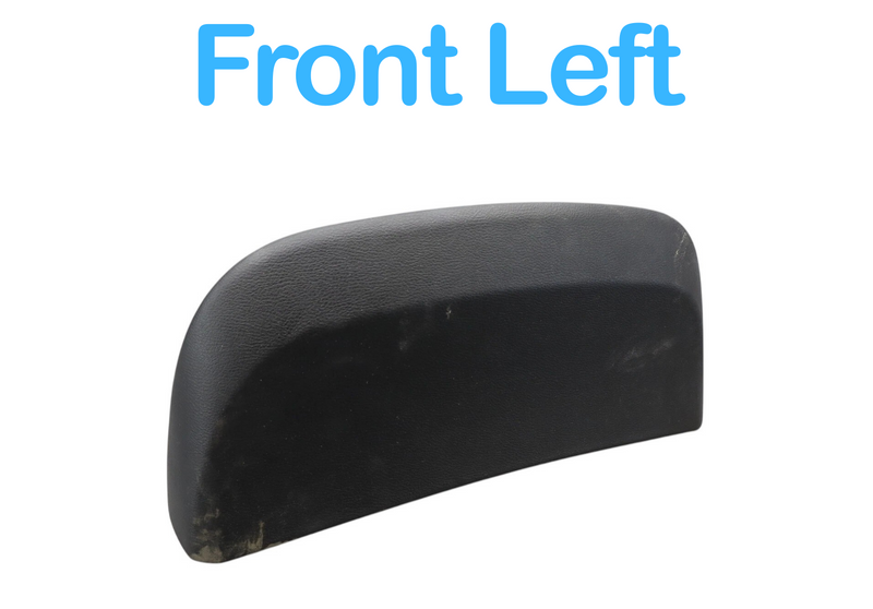Load image into Gallery viewer, 07-14 BMW X5 X6 Front Left Seat Upper Back Rest Trim Panel Black 52107161886 Oem