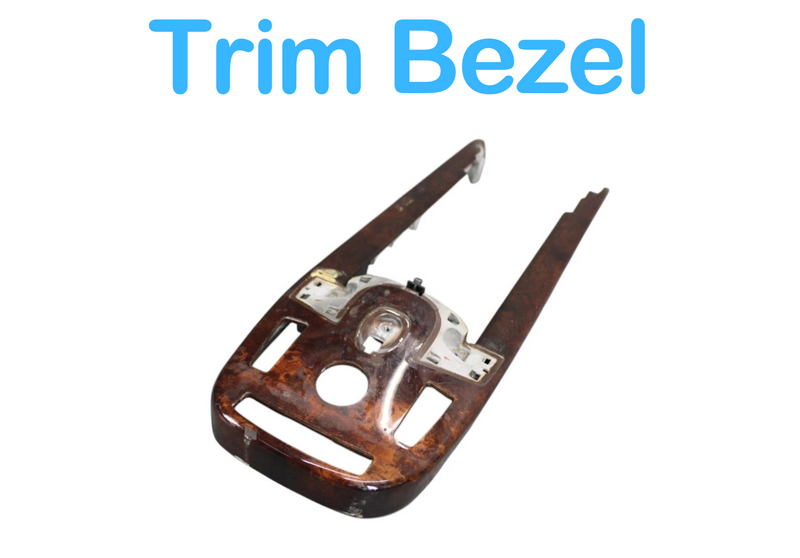 Load image into Gallery viewer, 07-09 Mercedes W221 S450 S550 AMG Center Console Trim Bezel Wood 2216800234 Oem