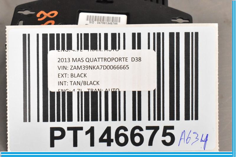 Load image into Gallery viewer, 04-13 Maserati Quattroporte Sirius Satellite Radio Connect Vehicle Tuner Oem