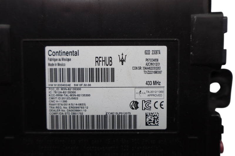 Load image into Gallery viewer, 14-17 Maserati Quattroporte M156 Keyless Entry RF Hub Control Module Unit Oem