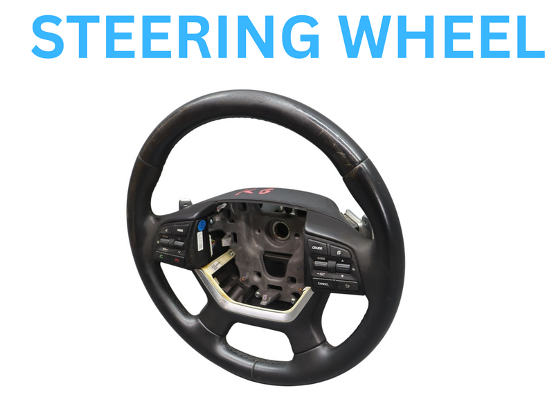 Load image into Gallery viewer, 15-20 Hyundai Genesis Front Left Driver Side Steering Wheel Black W/ Paddle Oem