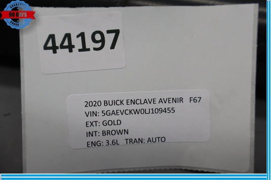 18-23 Buick Enclave Avenir Rear Right Side Suspension Shock Absorber Strut Oem