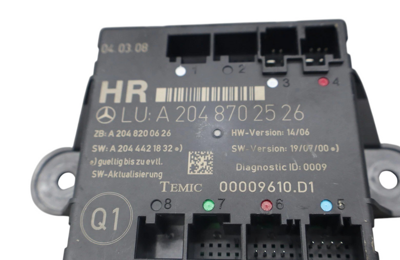 Load image into Gallery viewer, 08-14 Mercedes C250 C300 C350 Rear Right Side Door Control Module 2048702526 OEM