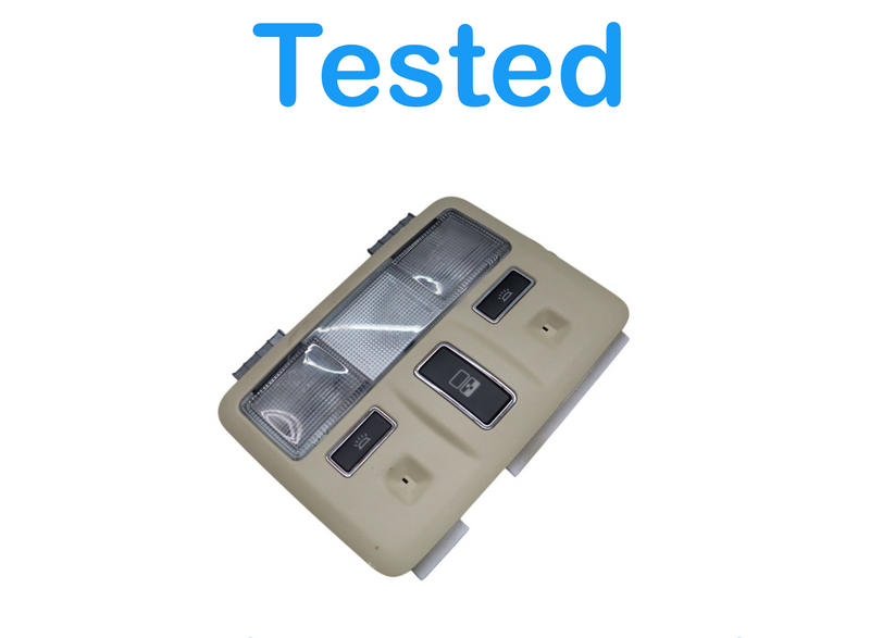 Load image into Gallery viewer, 10-13 Jaguar X351 XJL Rear Dome Light Overhead Console Sunroof Shade Switch Oem