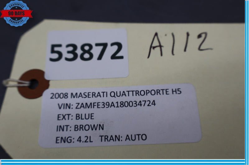 Load image into Gallery viewer, 03-13 Maserati Quattroporte M139 S GT S Right Side Door Corner Trim Panel Oem