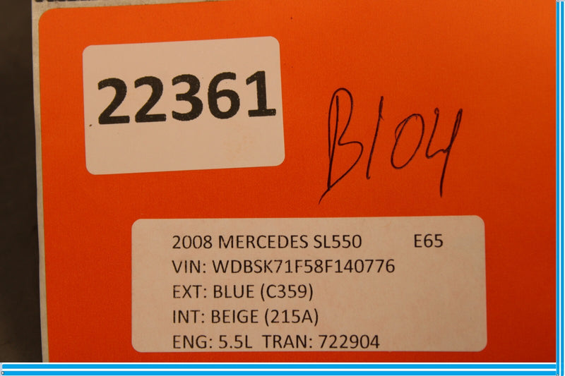 Load image into Gallery viewer, 03-12 Mercedes R230 SL550 SL500 Alarm Anti Theft Locking Control Module Oem