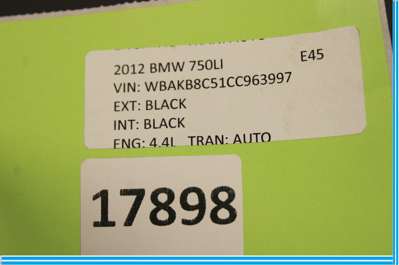 Load image into Gallery viewer, 09-15 BMW 750Li F01 F02 Rear Right Side Door Sound Insulation Carrier Plate Oem