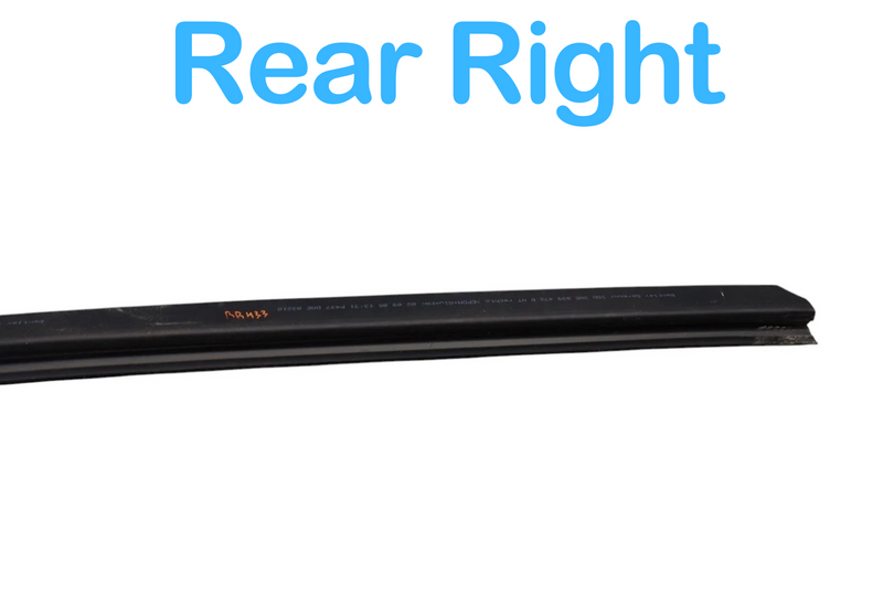 Load image into Gallery viewer, 06-13 Bentley Continental Flying Spur Rear Right Door Seal Molding Window Oem