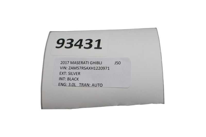 Load image into Gallery viewer, 14-22 Maserati Ghibli SQ4 M157 Rear Left Side Door Window Glass 670038121 Oem