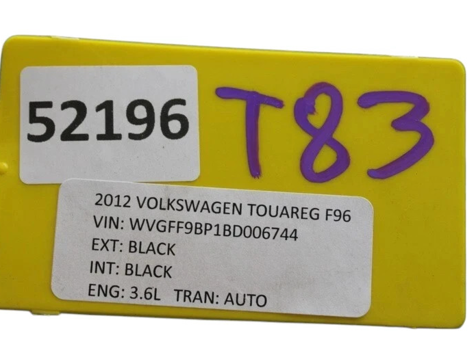 Load image into Gallery viewer, 11-17 Volkswagen VW Touareg Rear Tailgate Back Door Upper Trim Panel Black Oem