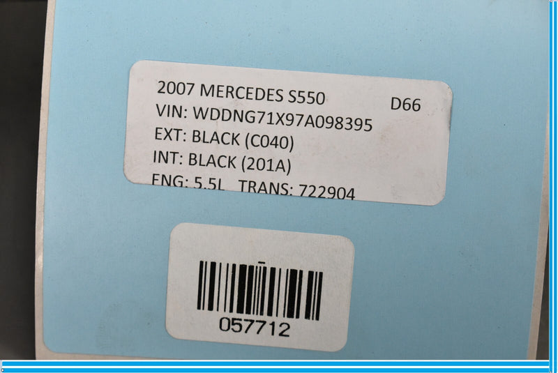 Load image into Gallery viewer, 07-13 Mercedes S550 S600 Front Right Passenger Bumper Reinforcement Bracket Oem