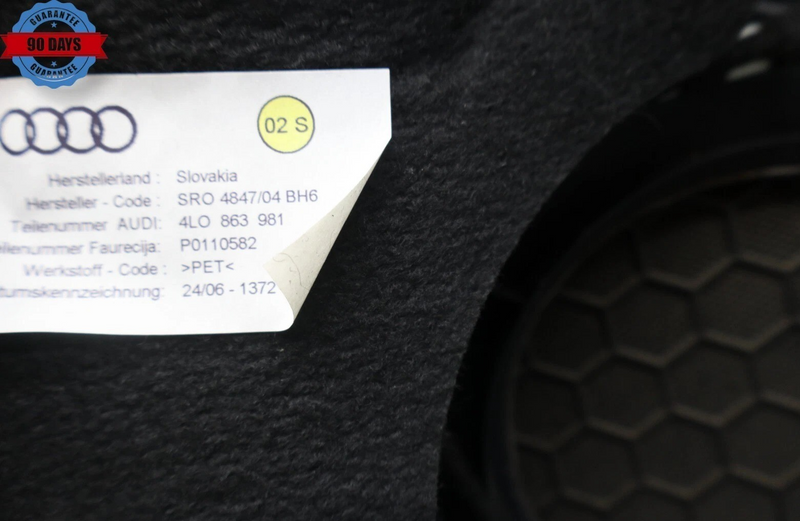 Load image into Gallery viewer, 07-15 Audi Q7 4L Rear Right Passenger Side Interior Door Panel 4L0863981 OEM