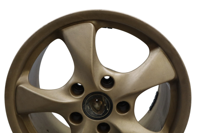 Load image into Gallery viewer, 01-02 Porsche Boxster 986 Rear Alloy Wheel Rim Disc 17x8.5 17" R17 Silver Oem