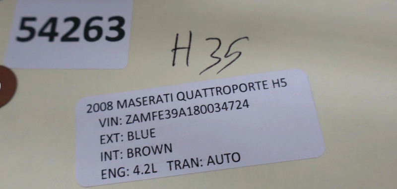 Load image into Gallery viewer, 03-13 Maserati Quattroporte M139 Front Left Driver Side Seat Head Rest Oem