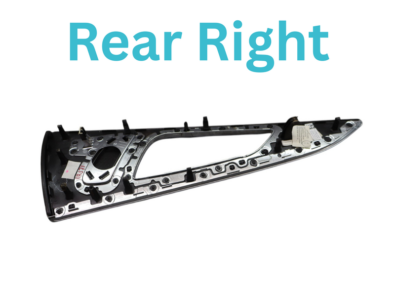 Load image into Gallery viewer, 12-18 Audi A6 Quattro Rear Right Side Door Panel Handle Bezel Cover Trim Oem