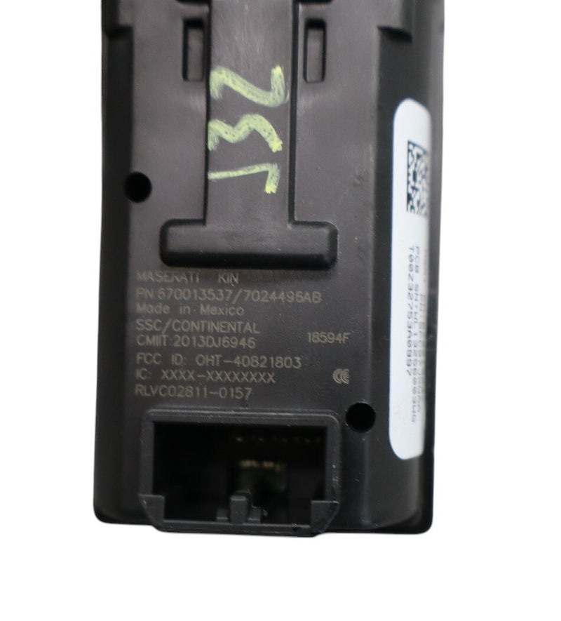 Load image into Gallery viewer, 14-17 Maserati Ghibli Ignition Engine Start Stop Switch Control 670013537 Oem