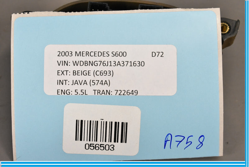Load image into Gallery viewer, 03-06 Mercedes W220 S500 S600 CL500 Steering Wheel Control Button Java Oem