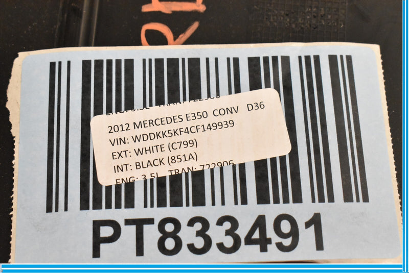 Load image into Gallery viewer, 11-14 Mercedes W207 E350 Front Left / Right Seat Back Plate Cover Panel Oem