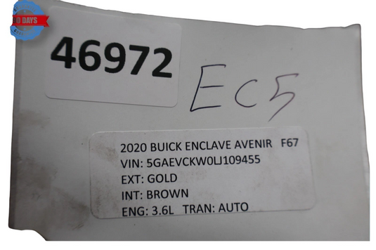 18-23 Buick Enclave Avenir Engine Motor Top Appearance Cover 12685914 Oem