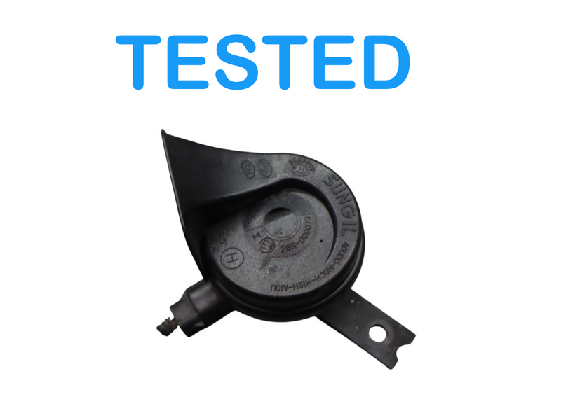 Load image into Gallery viewer, 11-16 Hyundai Equus High Pitch Note Tone Horn Siren Black 96620-3N000 Oem