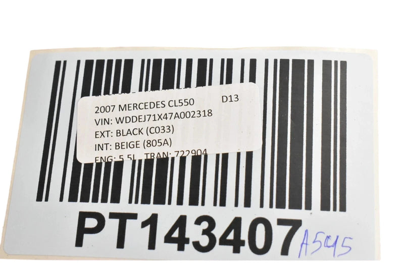 Load image into Gallery viewer, 07-14 Mercedes CL550 CL600 Rear Right Passenger Side Seat Belt 2168601085 Oem