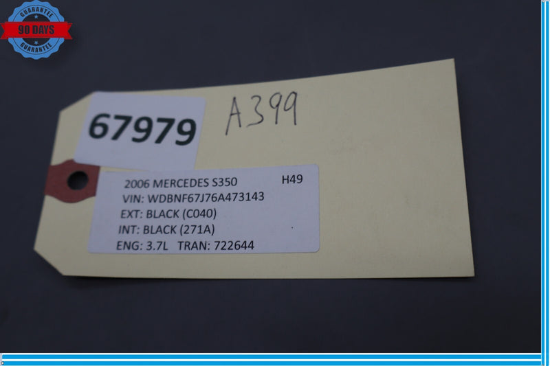 Load image into Gallery viewer, 00-06 Mercedes S350 S600 Rear Right Interior Door Panel Seat Control Cover Oem