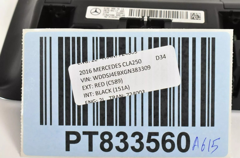 Load image into Gallery viewer, 16-19 Mercedes CLA250 Information Display Screen Monitor Info-GPS 1669007814 Oem