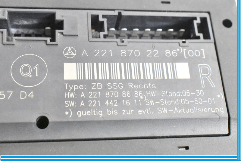 Load image into Gallery viewer, 07-13 Mercedes W221 S550 S400 Front Right Side Under Seat Control Module OEM