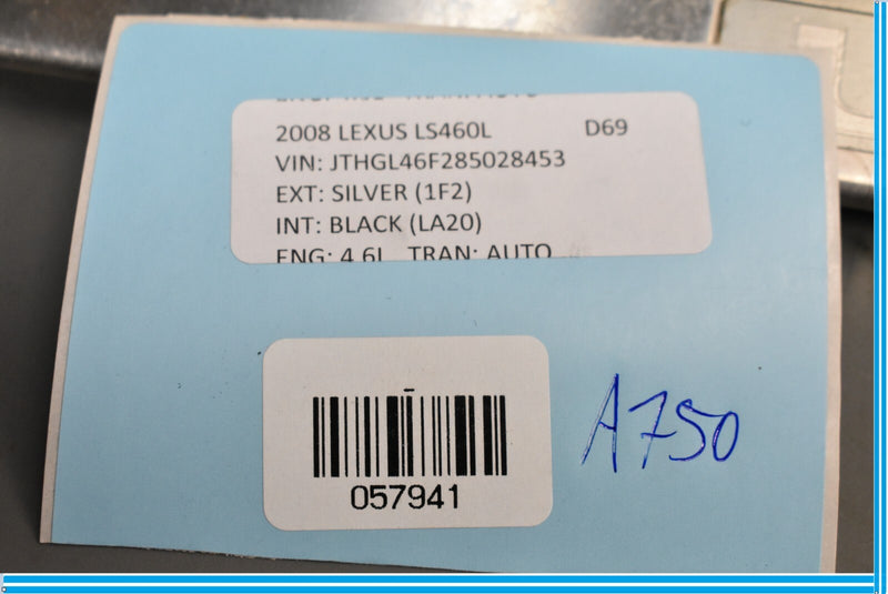 Load image into Gallery viewer, 07-12 Lexus LS460 Front Left Driver Side Door Sill Scuff Plate Cover Oem