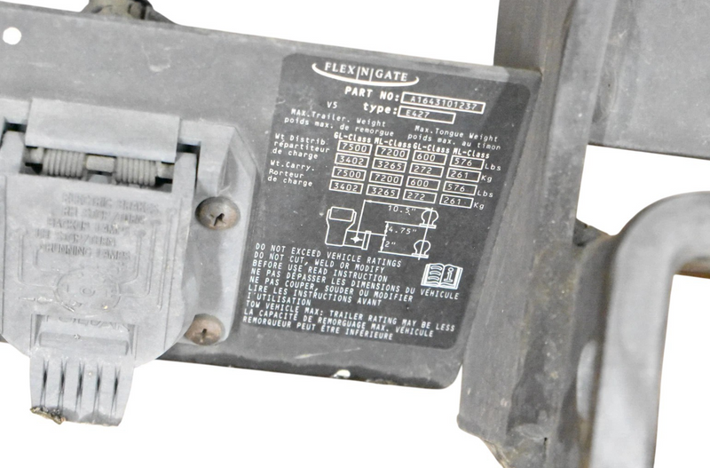 Load image into Gallery viewer, 07-12 Mercedes X164 GL450 GL550 Trailer Rear Tow Hitch Reinforcement Bar Oem