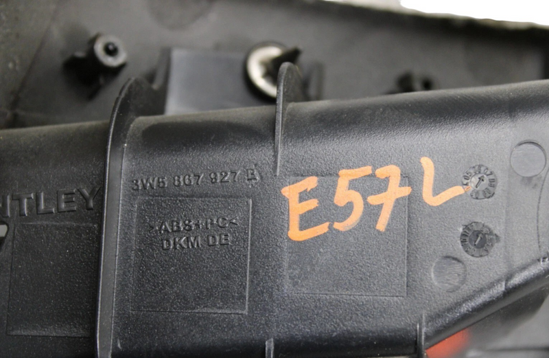 Load image into Gallery viewer, 06-12 Bentley Continental Rear Left Side C Pillar Cover Trim Panel 3W5867927 Oem