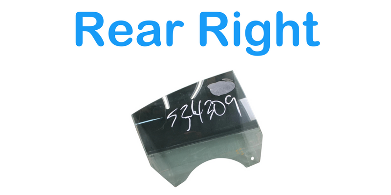 Load image into Gallery viewer, 09-17 Volkswagen CC Rear Right Passenger Side Door Window Glass 3C8845206 Oem