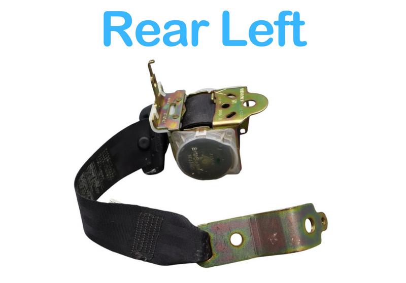 Load image into Gallery viewer, 02-08 Lexus SC430 LS430 Rear Left Seat Belt Retractor Black 7336024081C0 Oem