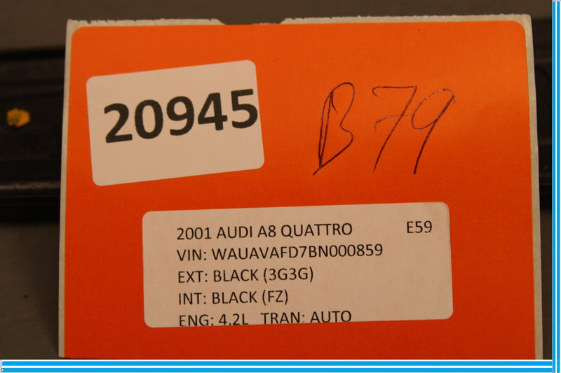 Load image into Gallery viewer, 11-18 Audi A8 Rear Left Driver Side Door Panel Wood Trim 4H0867419A Oem
