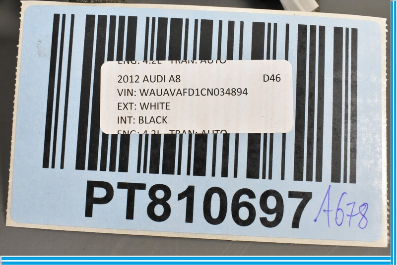 Load image into Gallery viewer, 11-18 Audi A8 Quattro Front Right Door Latch Lock Actuator 4H1837016F Oem