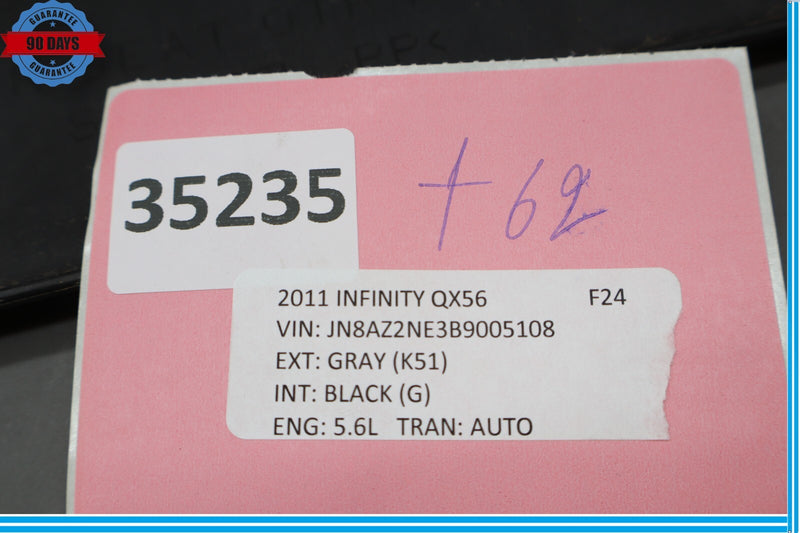 Load image into Gallery viewer, 11-17 Infiniti QX56 QX80 Front Right Side Lower Seat Outer Finish Trim Panel Oem