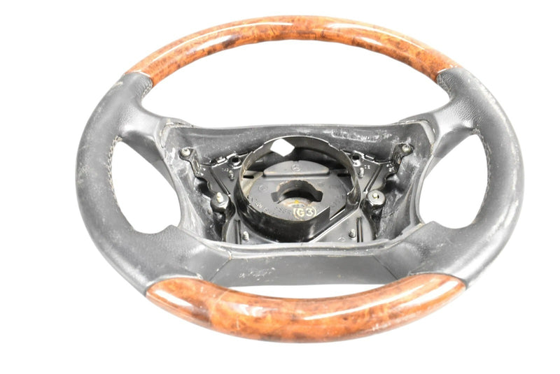 Load image into Gallery viewer, 00-06 Mercedes W215 CL500 CL600 Steering Wheel Woodgrain Leather 2204600503 OEM
