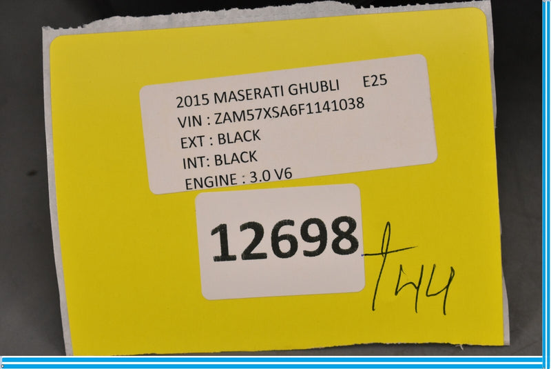 Load image into Gallery viewer, 14-20 Maserati Ghibli Rear Right Side Door Sill Scuff Plate Cover Trim Oem