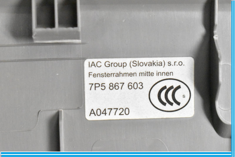 Load image into Gallery viewer, 11-18 Porsche CAYENNE Tailgate Liftgate Upper Trim Cover Panel 7P5867603 Oem