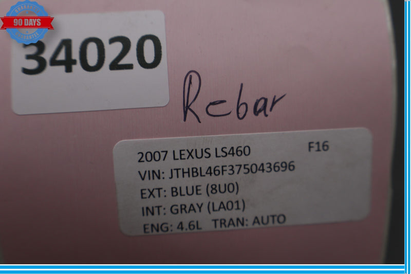 Load image into Gallery viewer, 07-12 Lexus LS460 Front Right Passenger Side Bumper Reinforcement Bracket Oem