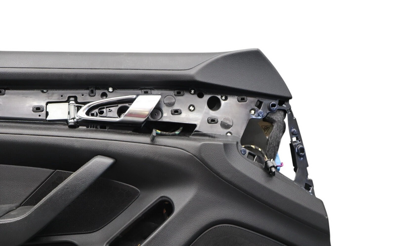 Load image into Gallery viewer, 10-16 Porsche Panamera Front Left Side Interior Door Panel Cover Trim Black Oem
