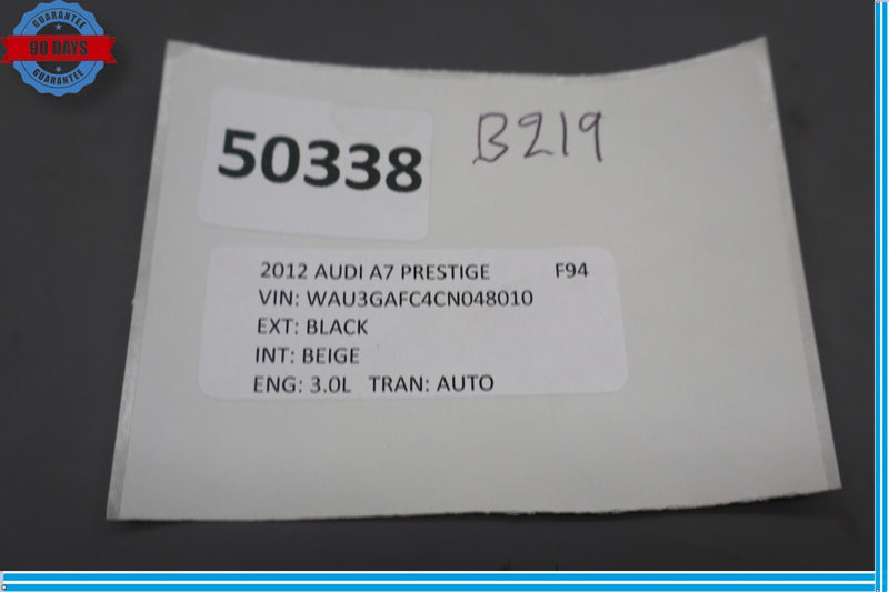 Load image into Gallery viewer, 12-17 Audi A7 Quattro Left Driver Side Blind Spot Alert Switch 4G8857505A Oem