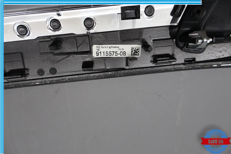 Load image into Gallery viewer, 09-15 BMW 750Li xDrive Rear Left Interior Door Panel Bezel Molding Oem