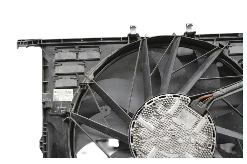 Load image into Gallery viewer, 09-15 BMW 750i 740i Engine Radiator Cooling Fan Shroud W/ Motor 17427575258 OEM