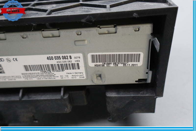 Load image into Gallery viewer, 12-15 Audi A7 Quattro SAT NAV Radio Bracket Mount Support Holder Black Oem