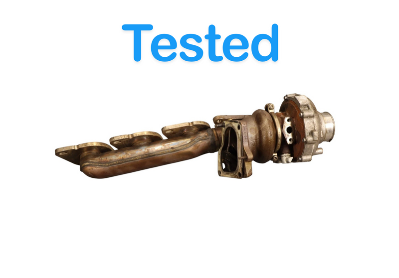 Load image into Gallery viewer, 12-18 Mercedes CLS550 E350 Left Side Turbocharger Turbo Charger Manifold Oem