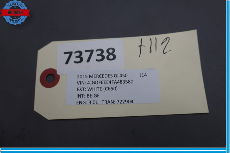 Load image into Gallery viewer, 13-16 Mercedes GL450 X166 Rear Left 3rd Row Seat Track Rail Cover 1669380373 Oem