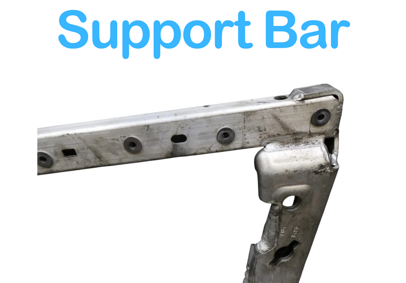 Load image into Gallery viewer, 14-17 Maserati Ghibli M157 Front Third Load Path Rail Bar Subframe 670009989 Oem