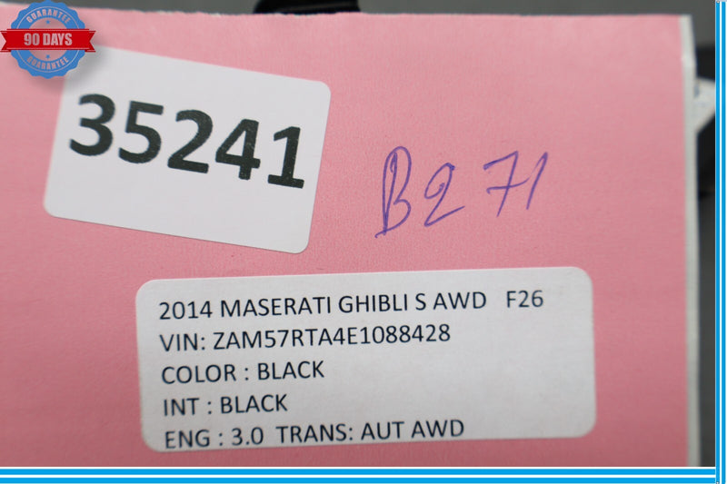 Load image into Gallery viewer, 14-19 Maserati Ghibli S Rear Right Door Card Panel Wood Cover Trim Oem