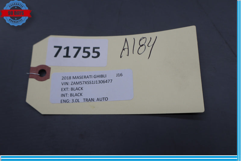 Load image into Gallery viewer, 14-22 Maserati Ghibli M157 Rear Left Driver Side Door Interior Cover Trim Oem